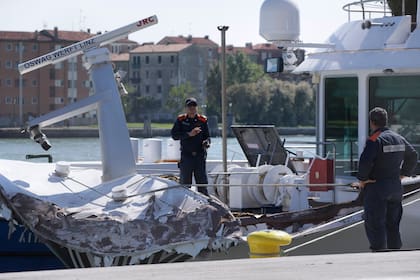 El accidente ocurrió en el canal de Giudecca, un acceso que lleva a la Plaza de San Marcos en Venecia