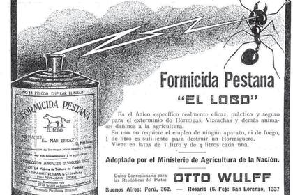 Veneno para hormigas que se produjo para vender en la ferretería industrial El Lobo.
