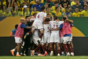 El golazo raro e inesperado que le dio a Venezuela un resultado impensado en Brasil