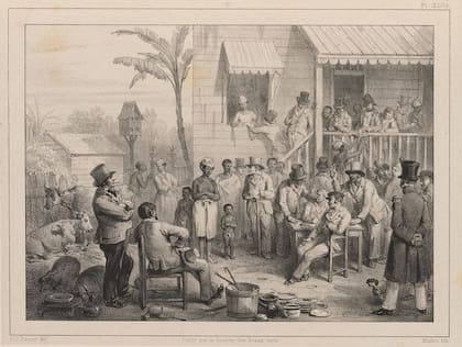 Venta de esclavos en Savanna