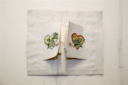 VENTANAS. Obra de Fernanda Laguna que, junto con otras dos de la artista, el Mamba compró en arteBA 2015 por $ 100.000