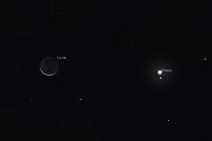 Venus, ese punto brillante al atardecer