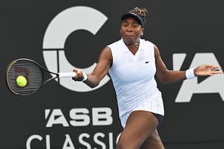 Venus Williams pierde en Auckland pero demuestra que sigue siendo competitiva a los 45 años