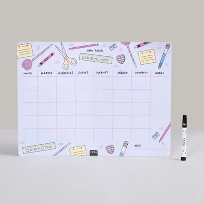 Ver la semana completa es una gran forma de organizarse.