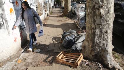 Veredas rotas y basura, como en las calles 56 y 9, una constante en la ciudad