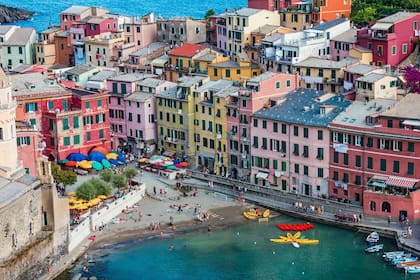 Vernazza, Liguria, Italia.
