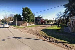 Vernier y Presidente Rivadavia, en Longchamps, a metros de donde mataron a un exprefecto para robarle la moto