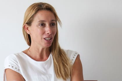 Verónica, durante la charla con LA NACION.