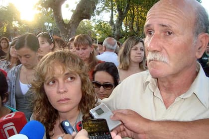 Verónica González y Carlos Bustamante, en 2011