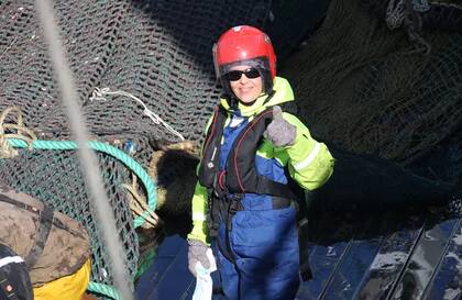 Verónica Iriarte es bióloga marina y dice que el idioma español es clave para su trabajo en las islas Malvinas