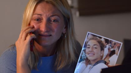 Verónica, la madre de Lucía, quebrada tras la muerte de su hija