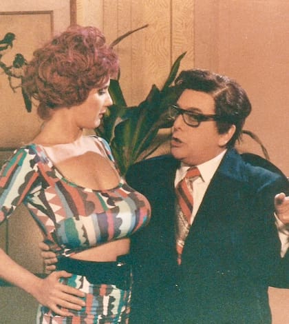 Verónica Llinás y Antonio Gasalla trabajaron en gran cantidad de ciclos de humor a partir de la década del 80