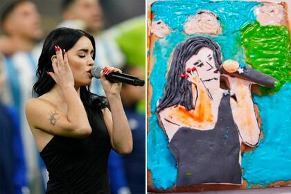 Verónica Lozano recordó el momento en el que Lali Espósito cantó el Himno antes de la final