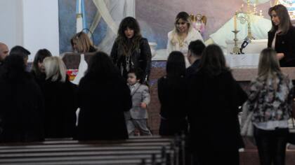 Verónica Ojeda bautizó a su pequeño Dieguito Fernando en una ceremonia íntima; asistió Gianinna Maradona