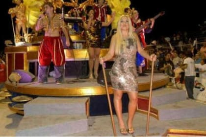 Verónica Ojeda en el Carnaval de Gualeguaychú