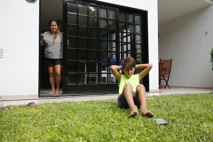 Verónica Yemal no accedió a que Ezequiel vaya al gimnasio; negoció que descargue una app para hacer ejercicio