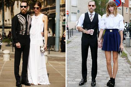 Veronika Heilbrunner y Justin O’Shea, los Paparazzi van detrás de ellos para inmortalizar sus distintos looks