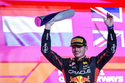 Verstappen, en lo más alto del podio en Qatar