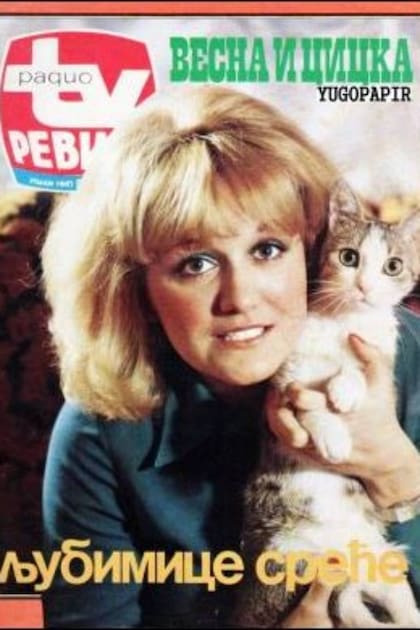 Vesna Vulovic es presentada en la portada de una revista de Yugoslavia como "la dama de la suerte"