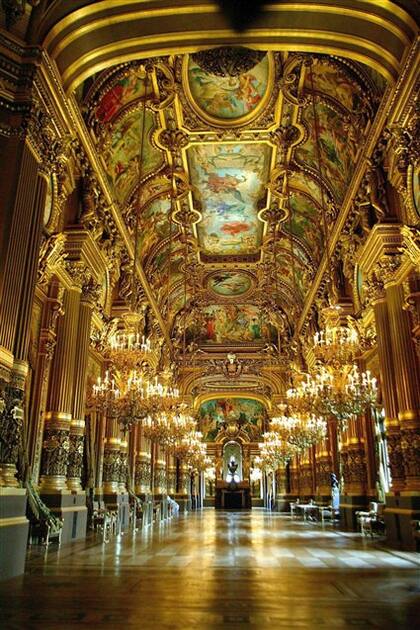 Vestíbulo de la Ópera Garnier de París