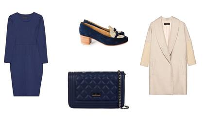 Vestido (Sette, $798 The Net Boutique ) Tapado (Garza Lobos ) Cartera (XL, $690 ) Zapatos (Quiero June)