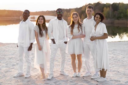 El blanco representa la limpieza espiritual y el inicio de una fase con mayor transparencia