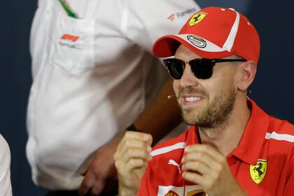"Quiero ganar el Mundial. Es la razón por la que estoy aquí", enfatizó Sebastian Vettel.