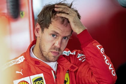 Vettel apenas duró seis vueltas en la carrera pasada en Monza