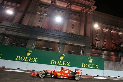 Vettel fue el más rápido en los ensayos de Singapur
