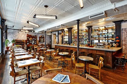Via Carota, ubicado en West Village, Nueva York, se especializa en comida italiana.

