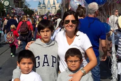 Viaje a Disney con los hijos mayores.