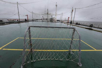 Viaje a la "tranquera marítima" por donde pasan todos los barcos que llegan al país
