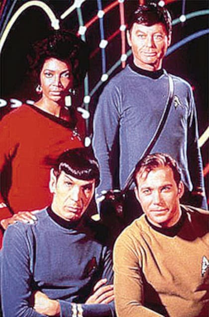 El cuarteto protagónico de Viaje a las estrellas