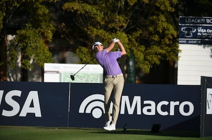 Vicente Marzilio marcha con -6: hace un año que es profesional y es egresado de Texas Tech University