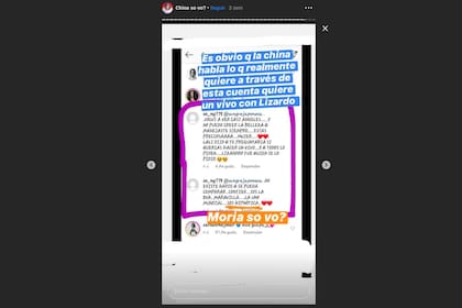 Vicky Braier (@juariu) aseguró que la China Suzrez usa perfiles falsos para dejarse elogios y defenderse