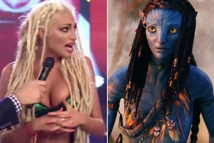 Vicky con rastas se convirtió en la versión humana de la protagonista de Avatar