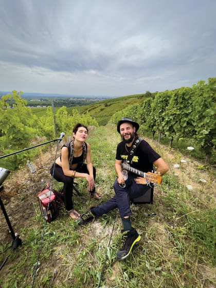 Vicky y Jero en Ingelheim, Alemania.