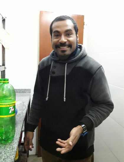 Juan Manuel García, de 36 años, repartidor de la pizzería El Gauchito, de Gregorio de Laferrere, baleado en un robo