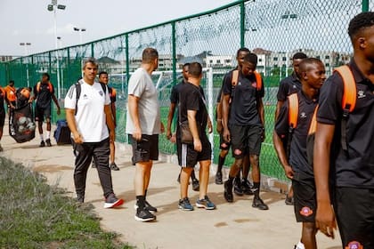 Victor Aurelio Silva, de Atlético Mineiro, en su viaje a Senegal