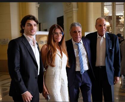 Victor Bugge junto a Zulemita Menem