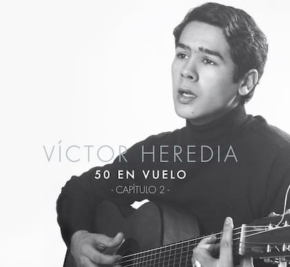 Victor Heredia, joven en 1967, ilustra la tapa de su nuevo disco