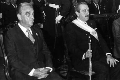 Víctor Martínez, vicepresidente durante el gobierno de Raúl Alfonsín