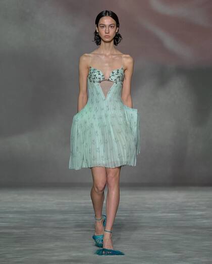 Victoria Albornoz también brilló sobre la pasarela de Lanvin