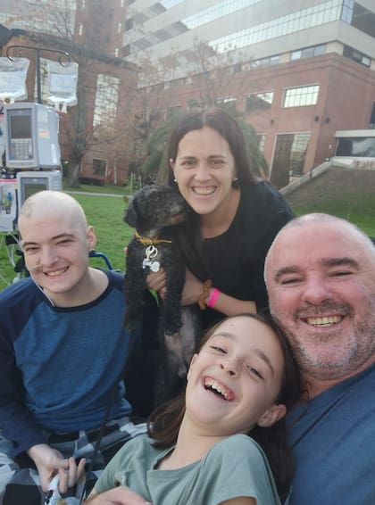 Victoria con su familia completa en la que considera la foto más linda de todas