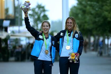 Victoria Travascio y María Branz lucen su oro