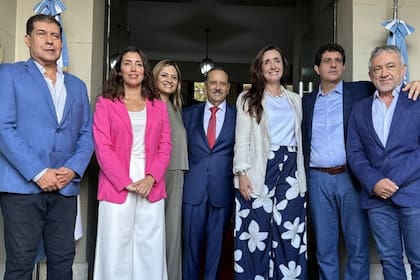 Victoria Villarruel con Quintela en La Rioja