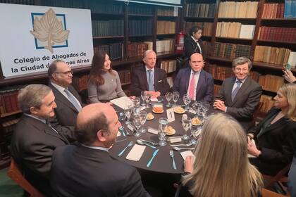 Victoria Villarruel en el Colegio de Abogados de la Ciudad de Buenos Aires