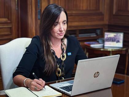 Victoria Villarruel, presidenta del Senado