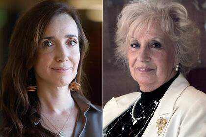 Victoria Villarruel y Estela de Carlotto