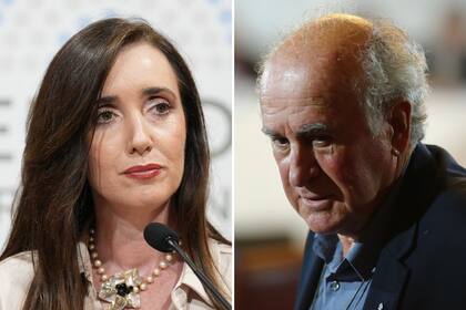 Victoria Villarruel y Oscar Parrilli